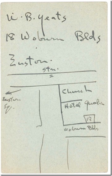 Pounds Directions to Yeats House