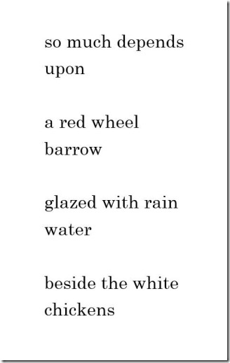 The Red Wheelbarrow