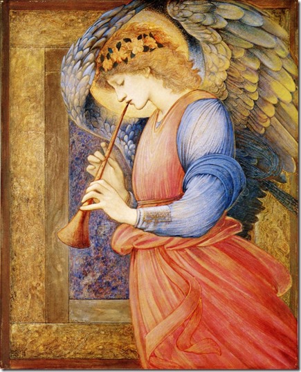an_angel_playing_a_flageolet-Burne-Jones