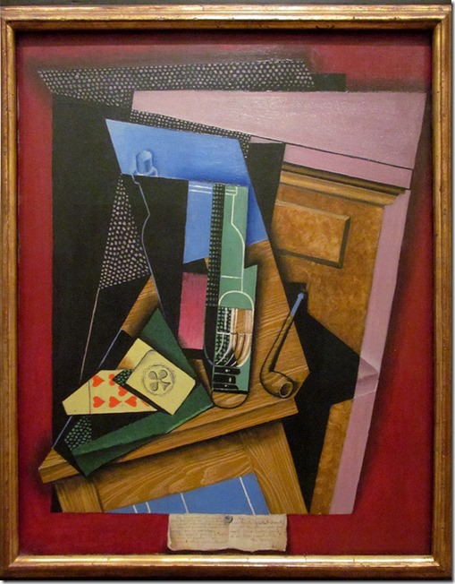 Still Life with Poem by Juan Gris