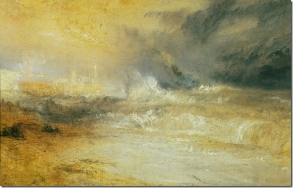 JMW Turner Waves Breaking on a Lee Shore at Margate