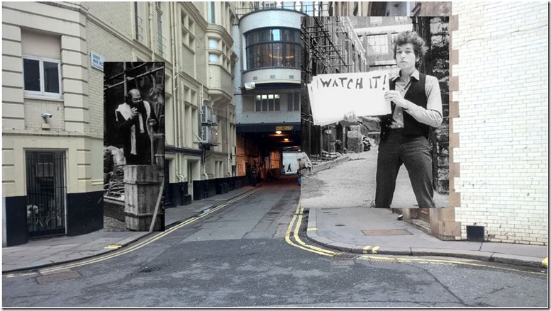 The Savoy Alley yesterday and today