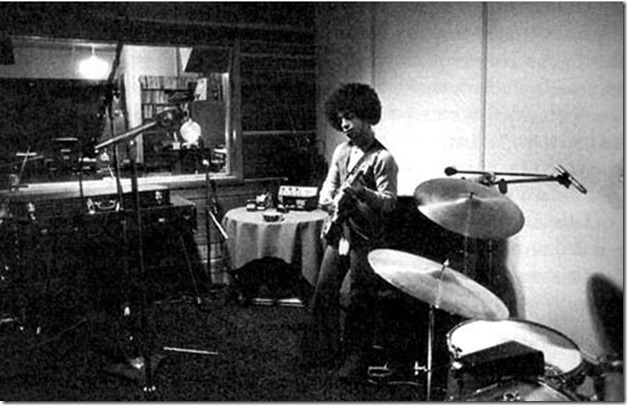 Prince in the studio