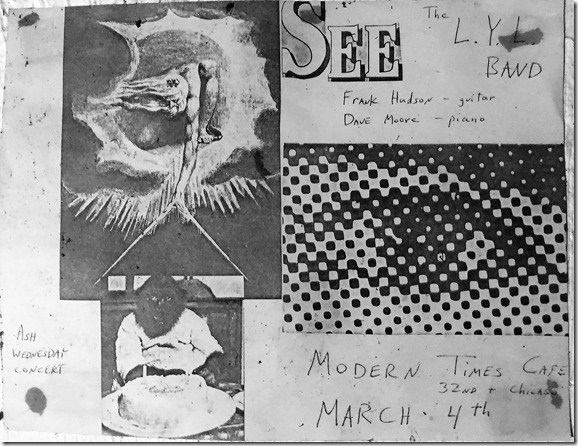 See the LYL Band Modern Times Cafe Ash Wednesday by Dave Moore