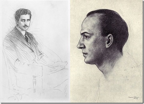 Ficke and Bynner drawings