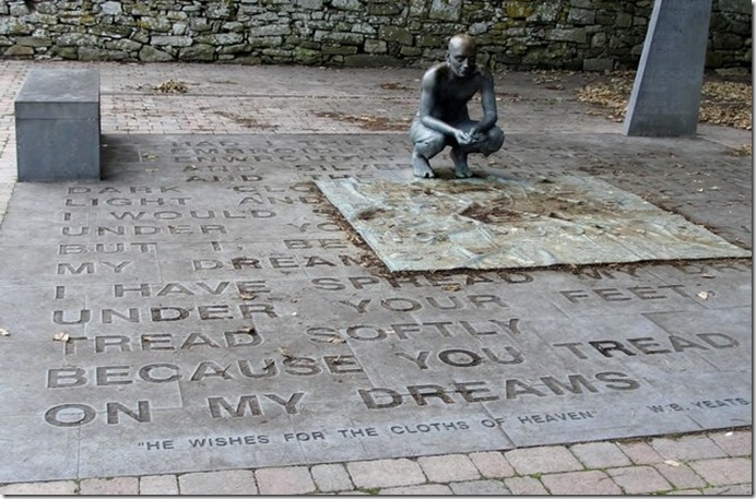 Yeats monument at Drumcliff