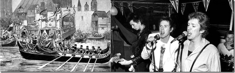 Two Royal Barges