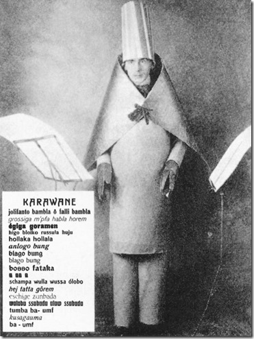 Hugo Ball in metal 1080