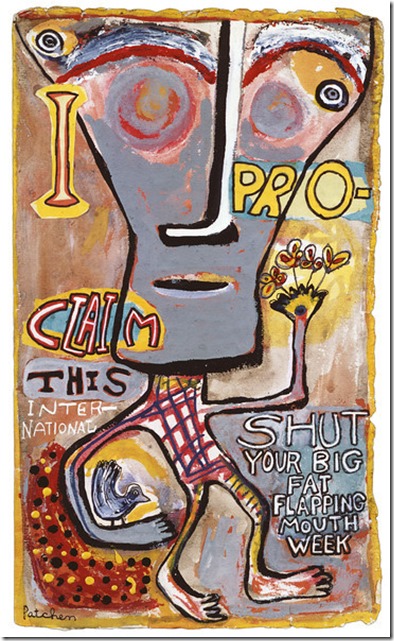 I declare this International Patchen