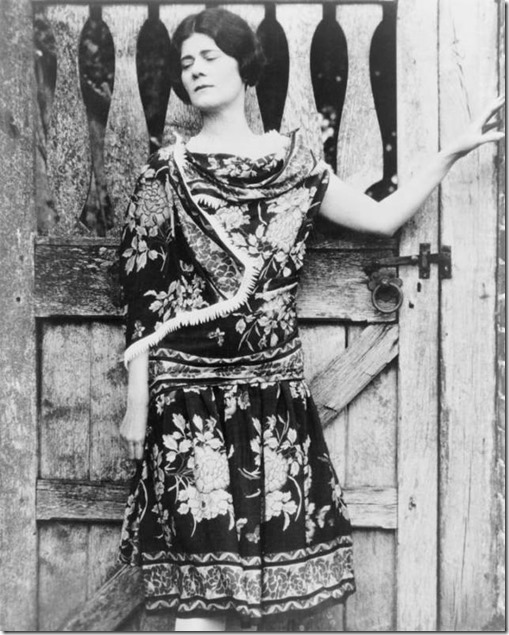 Elinor Wylie at the door