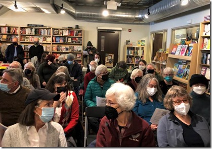 Backpart of the crowd at the Remembering Ethna Event March 2022