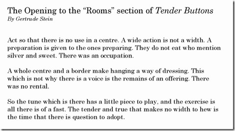 opening to the rooms