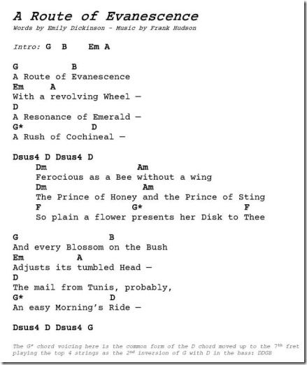 route of evanescence