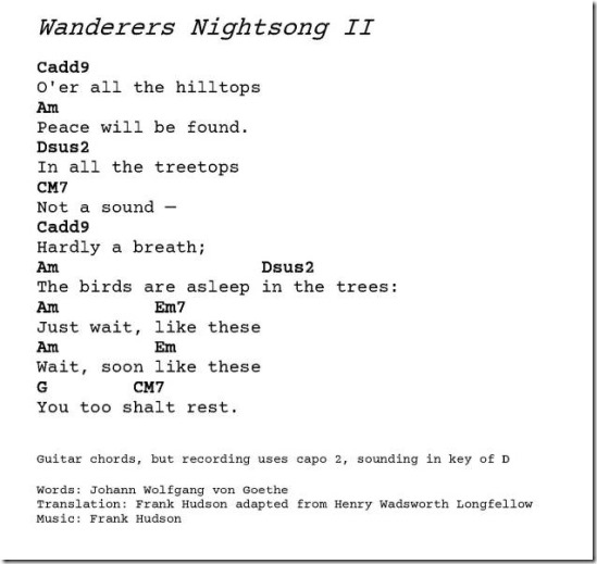 wanderers nightsong