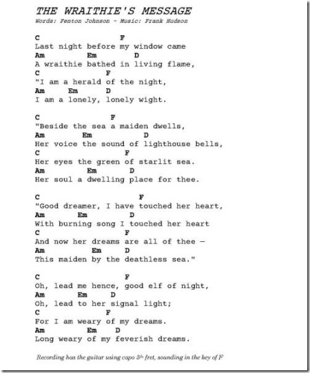 The Wraithe's Message