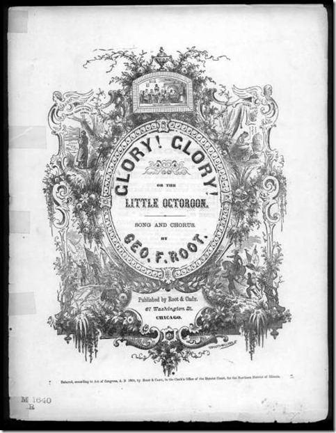 The Little Octoroon song sheet cover 800