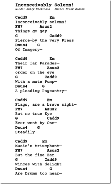 Inconceivably Solemn