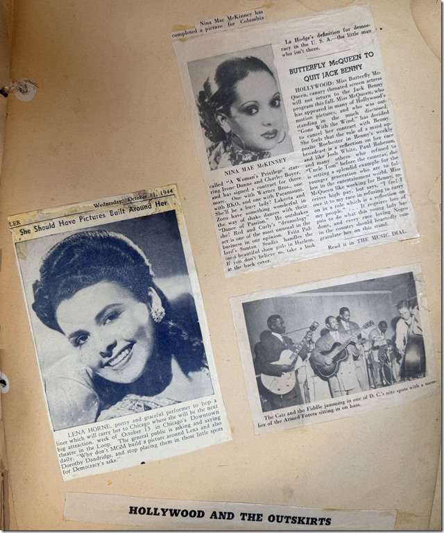 Horne and McQueen with a GI sitting in with the Cats