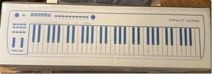 New Studio Space MIDI keyboard