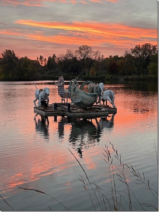 Assembledge in Powderhorn Lake Halloween 2025 by Heidi Randen