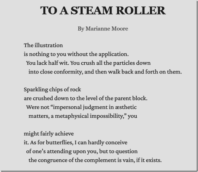 to a Steam Roller