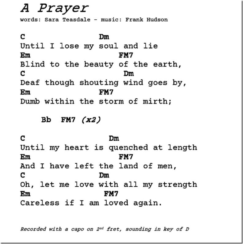 A Prayer