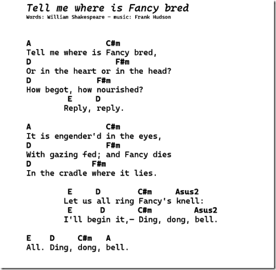 Tell me where